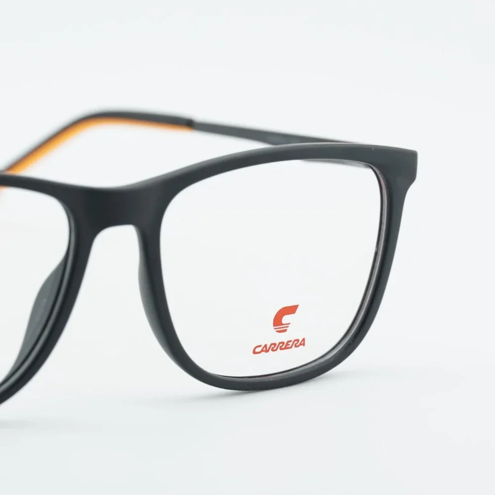 Carrera CARRERA2045T 08LZ 00 Junior Eyeglasses Black/Orange Square Frame